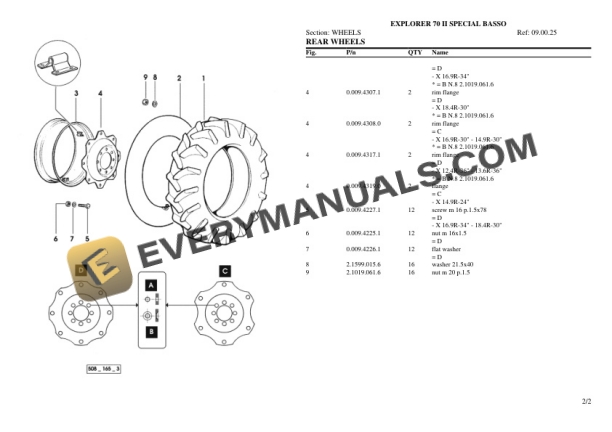 Same EXPLORER 70 II SPECIAL BASSO Tractor Parts Catalog PDF 7 Same EXPLORER 70 II SPECIAL BASSO Tractor Parts Catalog PDF - Image 5