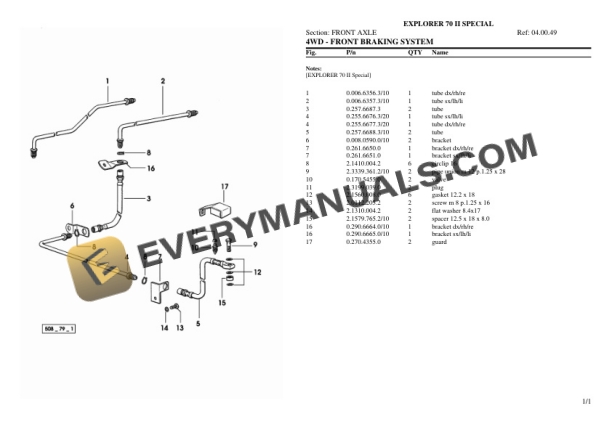 Same EXPLORER 70 II SPECIAL Tractor Parts Catalog PDF 5 Same EXPLORER 70 II SPECIAL Tractor Parts Catalog PDF - Image 3