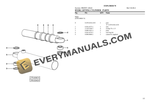 Same EXPLORER 70 Tractor Parts Catalog PDF-3