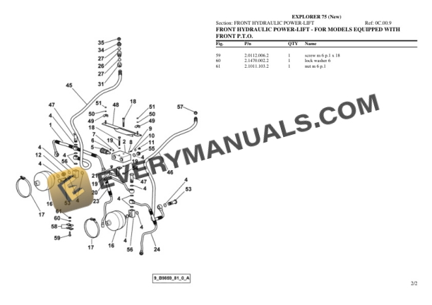 Same EXPLORER 75 (New) Tractor Parts Catalog PDF 7 Same EXPLORER 75 (New) Tractor Parts Catalog PDF - Image 5