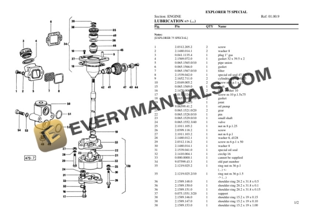 Same EXPLORER 75 SPECIAL Tractor Parts Catalog PDF 4 Same EXPLORER 75 SPECIAL Tractor Parts Catalog PDF-2