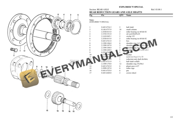 Same EXPLORER 75 SPECIAL Tractor Parts Catalog PDF 5 Same EXPLORER 75 SPECIAL Tractor Parts Catalog PDF-3