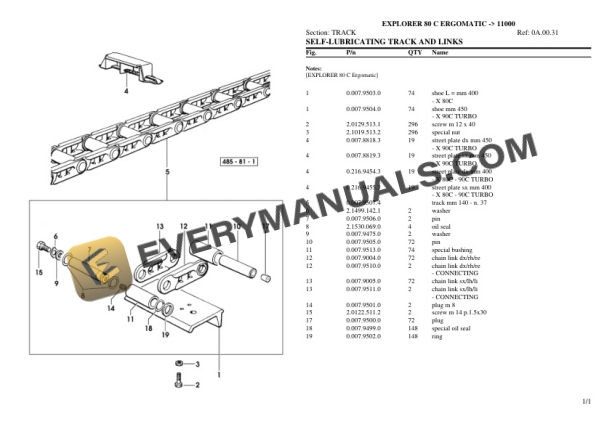 Same EXPLORER 80 C ERGOMATIC (11000) Tractor Parts Catalog PDF 7 Same EXPLORER 80 C ERGOMATIC (11000) Tractor Parts Catalog PDF - Image 5