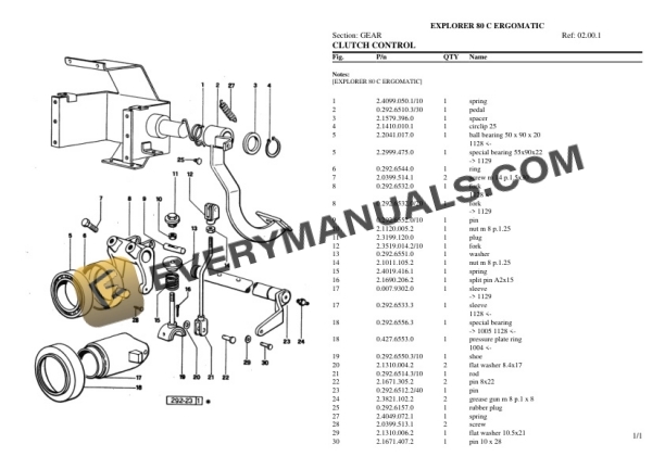 Same EXPLORER 80 C ERGOMATIC Tractor Parts Catalog PDF 5 Same EXPLORER 80 C ERGOMATIC Tractor Parts Catalog PDF-3