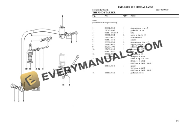 Same EXPLORER 80 II SPECIAL BASSO Tractor Parts Catalog PDF 4 Same EXPLORER 80 II SPECIAL BASSO Tractor Parts Catalog PDF - Image 2