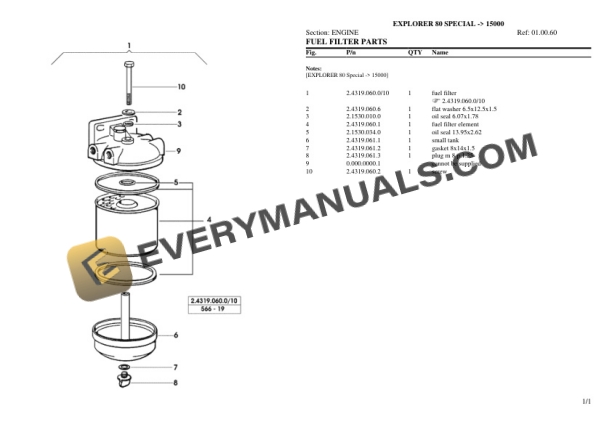 Same EXPLORER 80 SPECIAL (15000) Tractor Parts Catalog PDF 4 Same EXPLORER 80 SPECIAL (15000) Tractor Parts Catalog PDF - Image 2