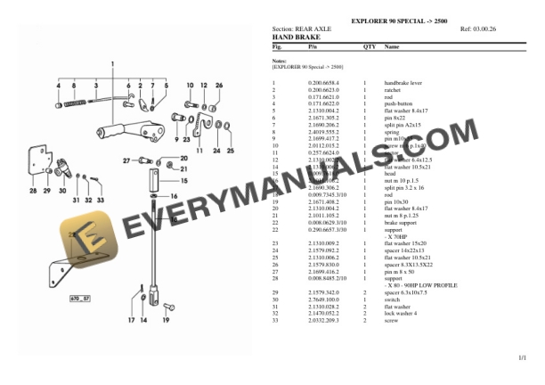 Same EXPLORER 90 SPECIAL (2500) Tractor Parts Catalog PDF 5 Same EXPLORER 90 SPECIAL (2500) Tractor Parts Catalog PDF - Image 3
