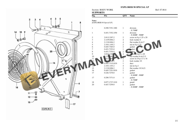 Same EXPLORER 90 SPECIAL LP Tractor Parts Catalog PDF-4