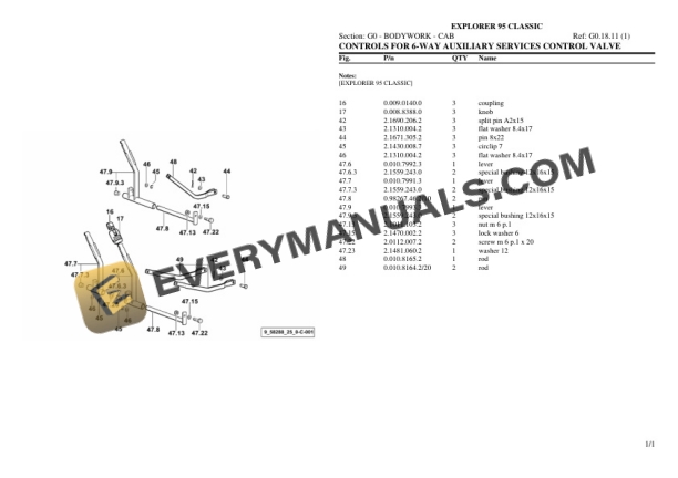 Same EXPLORER 95 CLASSIC Tractor Parts Catalog PDF 6 Same EXPLORER 95 CLASSIC Tractor Parts Catalog PDF - Image 4