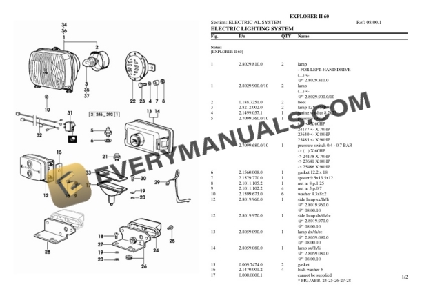 Same EXPLORER II 60 Tractor Parts Catalog PDF 6 Same EXPLORER II 60 Tractor Parts Catalog PDF - Image 4