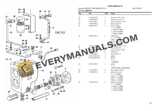 Same EXPLORER II 70 Tractor Parts Catalog PDF 5 Same EXPLORER II 70 Tractor Parts Catalog PDF - Image 3