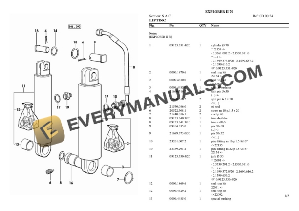 Same EXPLORER II 70 Tractor Parts Catalog PDF 7 Same EXPLORER II 70 Tractor Parts Catalog PDF - Image 5