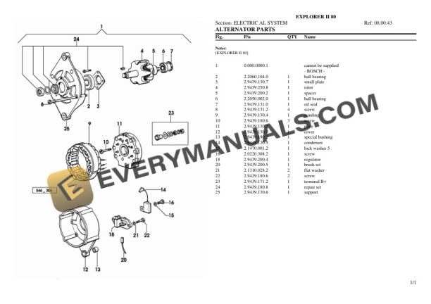 Same EXPLORER II 80 Tractor Parts Catalog PDF 6 Same EXPLORER II 80 Tractor Parts Catalog PDF - Image 4