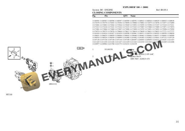 Same EXPLORER III 100 (20001) Tractor Parts Catalog PDF 4 Same EXPLORER III 100 (20001) Tractor Parts Catalog PDF - Image 2