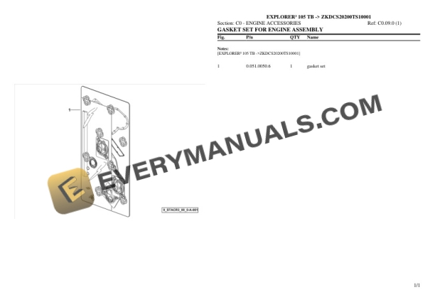 Same EXPLORER III 105 TB (ZKDCS20200TS10001) Tractor Parts Catalog PDF 4 Same EXPLORER III 105 TB (ZKDCS20200TS10001) Tractor Parts Catalog PDF - Image 2