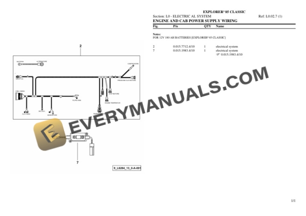 Same EXPLORER III 85 CLASSIC Tractor Parts Catalog PDF 7 Same EXPLORER III 85 CLASSIC Tractor Parts Catalog PDF - Image 5
