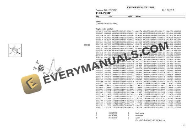 Same EXPLORER III 85 TB (5001) Tractor Parts Catalog PDF 4 Same EXPLORER III 85 TB (5001) Tractor Parts Catalog PDF - Image 2