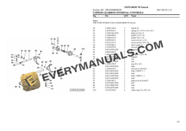 Same EXPLORER III 90 Natural Tractor Parts Catalog PDF-2