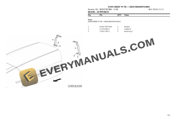 Same EXPLORER III 95 TB (ZKDCR00200TS10001) Tractor Parts Catalog PDF 5 Same EXPLORER III 95 TB (ZKDCR00200TS10001) Tractor Parts Catalog PDF - Image 3