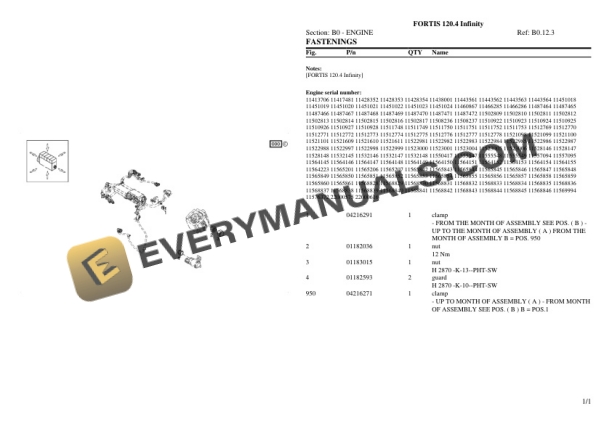 Same FORTIS 120.4 INFINITY Tractor Parts Catalog PDF 4 Same FORTIS 120.4 INFINITY Tractor Parts Catalog PDF - Image 2