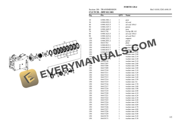 Same FORTIS 120.4 Tractor Parts Catalog PDF 4 Same FORTIS 120.4 Tractor Parts Catalog PDF - Image 2