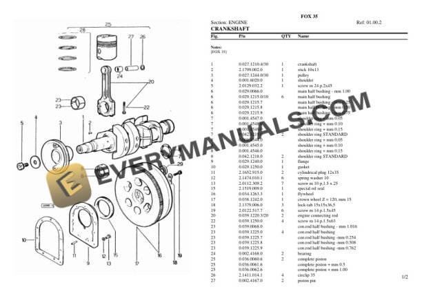 Same FOX 35 Tractor Parts Catalog PDF-2