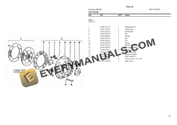 Same FOX 35 Tractor Parts Catalog PDF-3