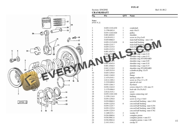 Same FOX 45 Tractor Parts Catalog PDF-2
