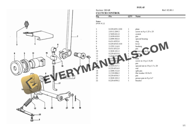 Same FOX 45 Tractor Parts Catalog PDF-3