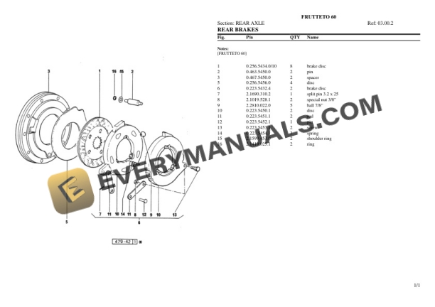 Same FRUTTETO 60 Tractor Parts Catalog PDF 5 Same FRUTTETO 60 Tractor Parts Catalog PDF-3