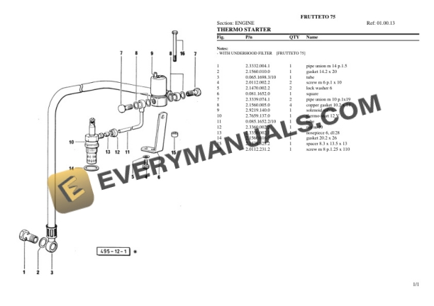 Same FRUTTETO 75 Tractor Parts Catalog PDF 4 Same FRUTTETO 75 Tractor Parts Catalog PDF-2