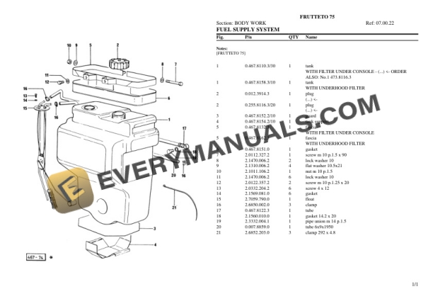 Same FRUTTETO 75 Tractor Parts Catalog PDF 6 Same FRUTTETO 75 Tractor Parts Catalog PDF-4