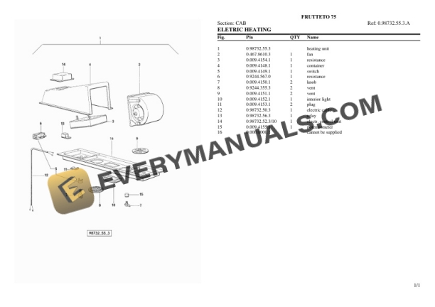 Same FRUTTETO 75 Tractor Parts Catalog PDF 7 Same FRUTTETO 75 Tractor Parts Catalog PDF-5