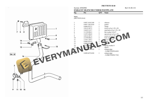 Same FRUTTETO II 60 Tractor Parts Catalog PDF 4 Same FRUTTETO II 60 Tractor Parts Catalog PDF - Image 2