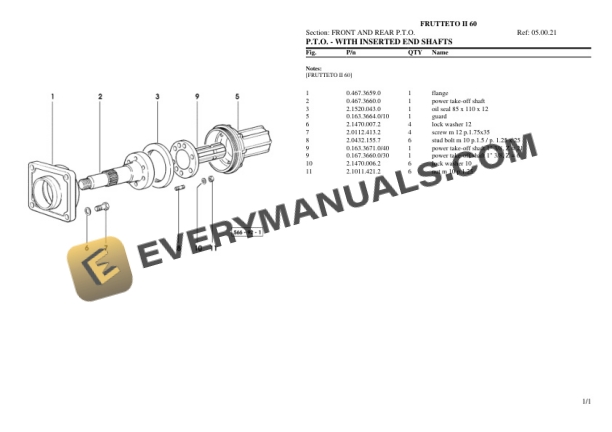 Same FRUTTETO II 60 Tractor Parts Catalog PDF 5 Same FRUTTETO II 60 Tractor Parts Catalog PDF - Image 3