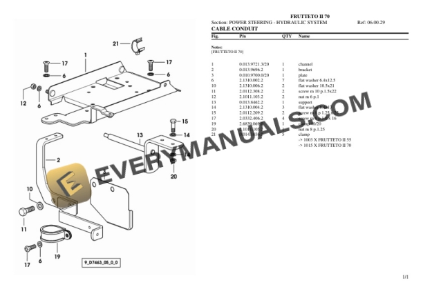 Same FRUTTETO II 70 Tractor Parts Catalog PDF 5 Same FRUTTETO II 70 Tractor Parts Catalog PDF - Image 3