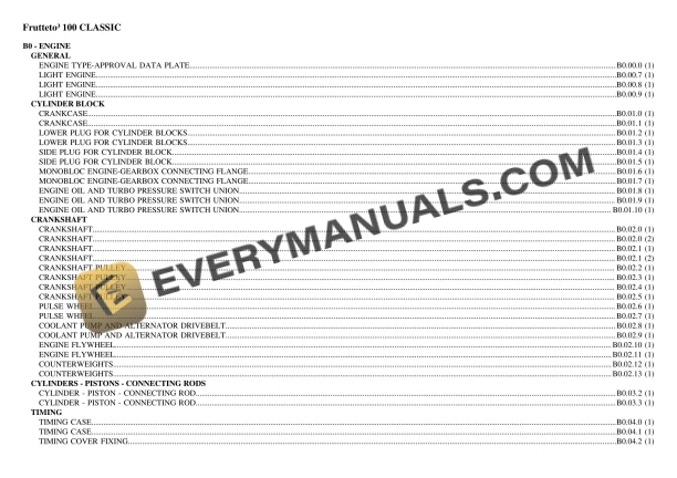 Same Frutteto III 100 CLASSIC Tractor Parts Catalog PDF 2 same frutteto iii 100 classic tractor parts catalog pdf 1
