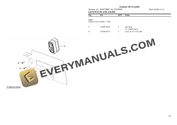 Same Frutteto III 90 CLASSIC Tractor Parts Catalog PDF 7 Same Frutteto III 90 CLASSIC Tractor Parts Catalog PDF - Image 5