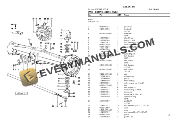 Same GALAXI 170 Tractor Parts Catalog PDF 5 Same GALAXI 170 Tractor Parts Catalog PDF-3