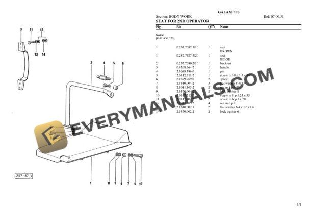 Same GALAXI 170 Tractor Parts Catalog PDF 6 Same GALAXI 170 Tractor Parts Catalog PDF-4