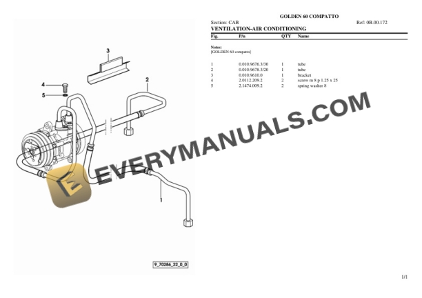 Same GOLDEN 60 COMPATTO Tractor Parts Catalog PDF 7 Same GOLDEN 60 COMPATTO Tractor Parts Catalog PDF - Image 5