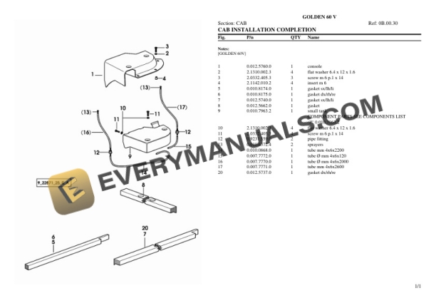 Same GOLDEN 60 V Tractor Parts Catalog PDF-5