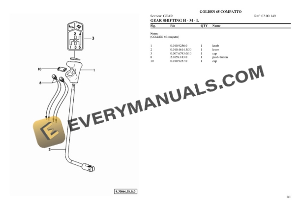 Same GOLDEN 65 COMPATTO Tractor Parts Catalog PDF 4 Same GOLDEN 65 COMPATTO Tractor Parts Catalog PDF - Image 2