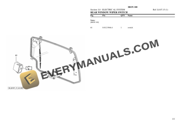 Same IRON 100 Tractor Parts Catalog PDF 7 Same IRON 100 Tractor Parts Catalog PDF - Image 5