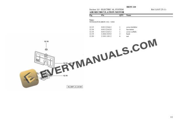 Same IRON 110 Tractor Parts Catalog PDF 7 Same IRON 110 Tractor Parts Catalog PDF - Image 5