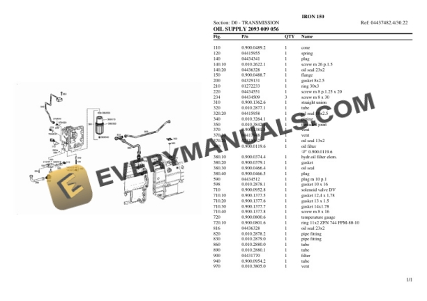 Same IRON 150 Tractor Parts Catalog PDF 4 Same IRON 150 Tractor Parts Catalog PDF - Image 2