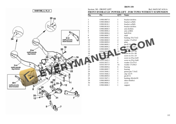 Same IRON 150 Tractor Parts Catalog PDF 7 Same IRON 150 Tractor Parts Catalog PDF - Image 5
