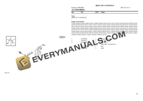 Same IRON 150.7 CONTINUO Tractor Parts Catalog PDF 4 Same IRON 150.7 CONTINUO Tractor Parts Catalog PDF - Image 2