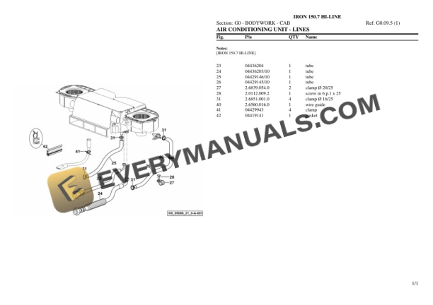 Same IRON 150.7 HI-LINE Tractor Parts Catalog PDF 6 Same IRON 150.7 HI-LINE Tractor Parts Catalog PDF - Image 4