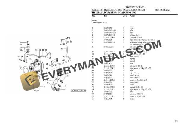 Same IRON 155 DCR 4V Tractor Parts Catalog PDF 6 Same IRON 155 DCR 4V Tractor Parts Catalog PDF - Image 4